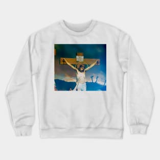 Christ suffering on the cross Crewneck Sweatshirt